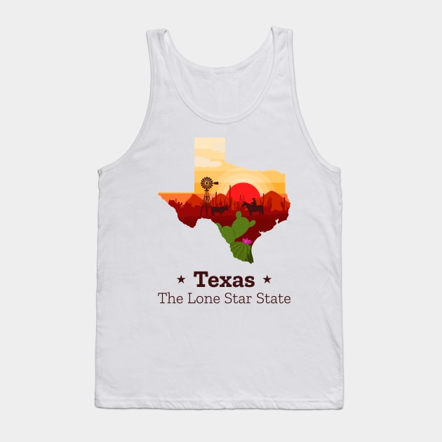 Texas Tank Top by Socalthrills